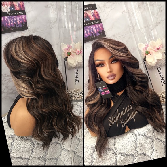 Human Hair Blended Lace Front Wig